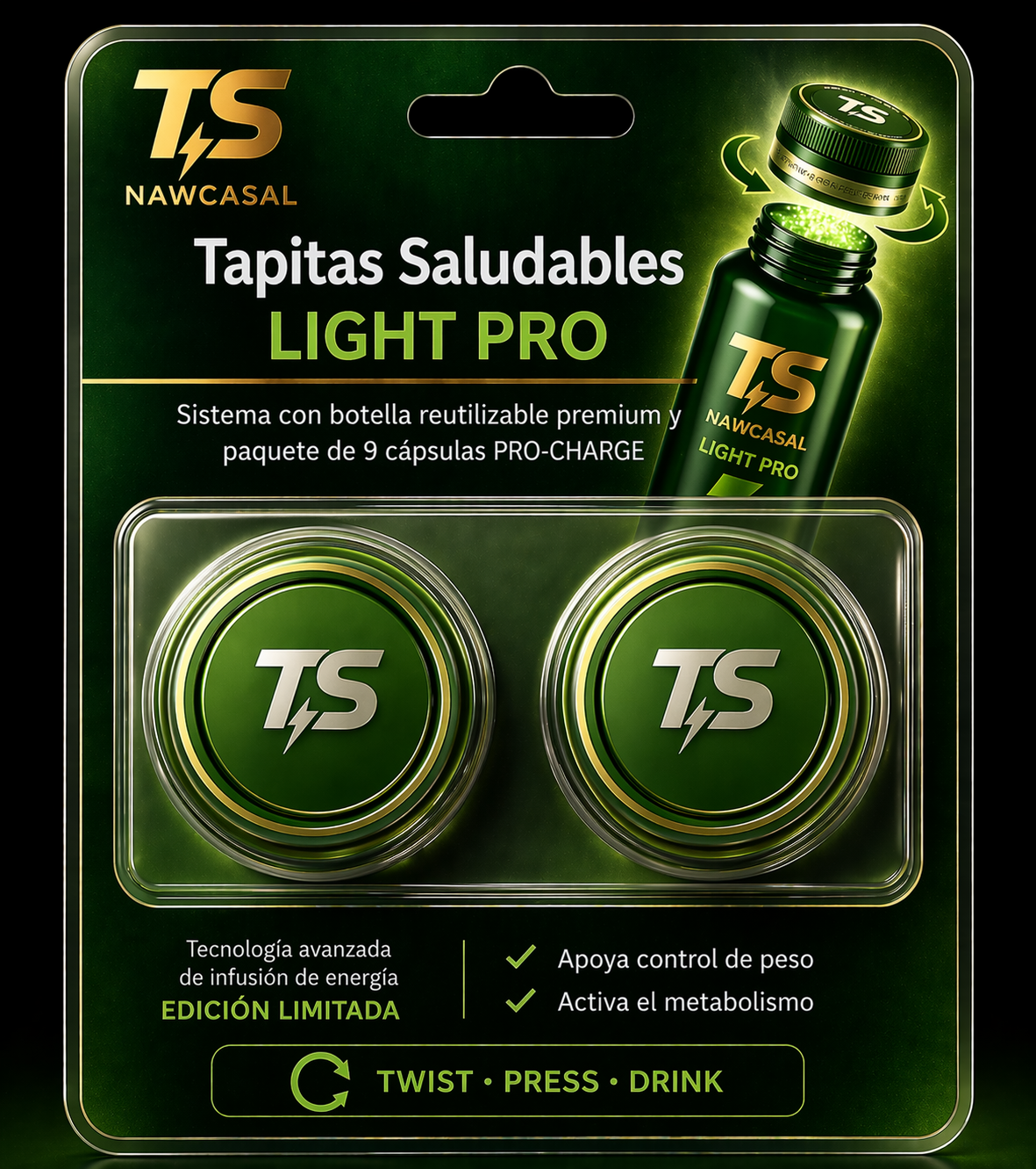 TS LIGHT PRO — Control de peso y metabolismo